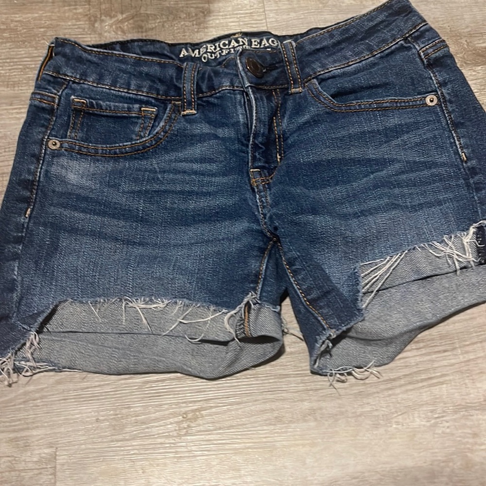 american eagle jean shorts, lightly worn